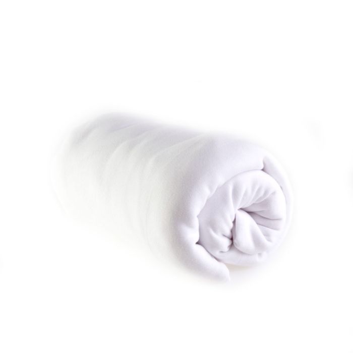 Bērnu palags ar gumiju, balts "Jersey"