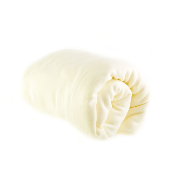 Bērnu palags ar gumiju, dzeltenīgs "Jersey" 