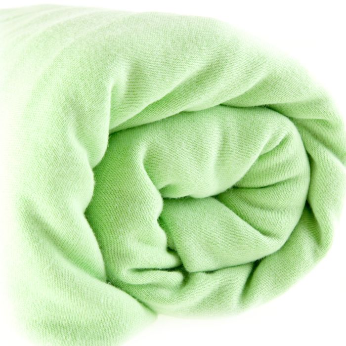 Bērnu palags ar gumiju, zaļš "Jersey"