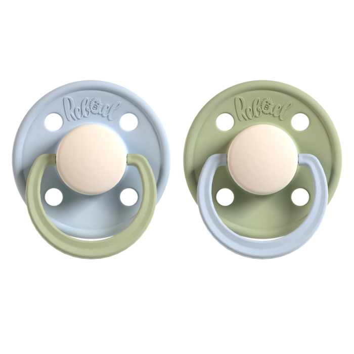 Rebael čiulptukai fashion mėlynas žalias 2vnt dydis 2