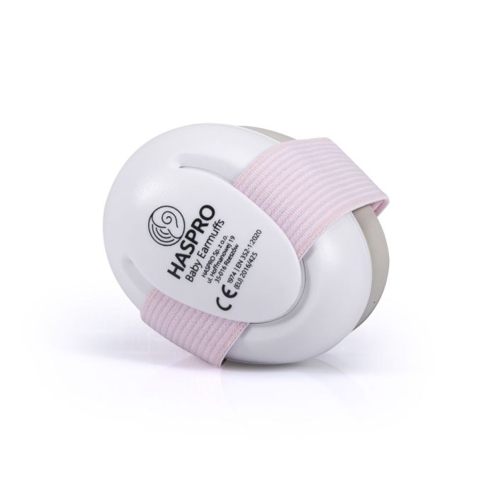 Haspro apsauginės ausinės kūdikiams rožinės BE05G
