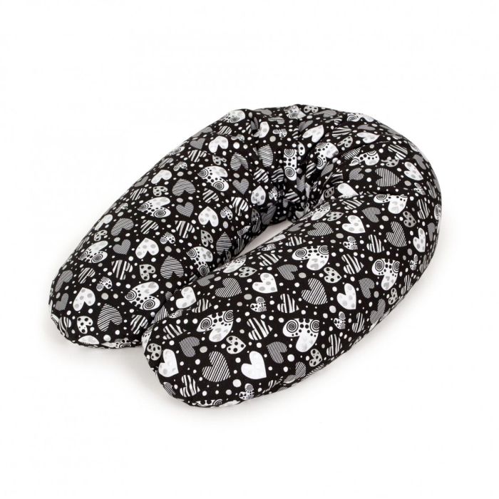 Barošanas spilvens, pakavs 190 cm "I love you" 