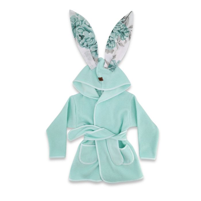 Chalatas kūdikiui "Mint flamingo"