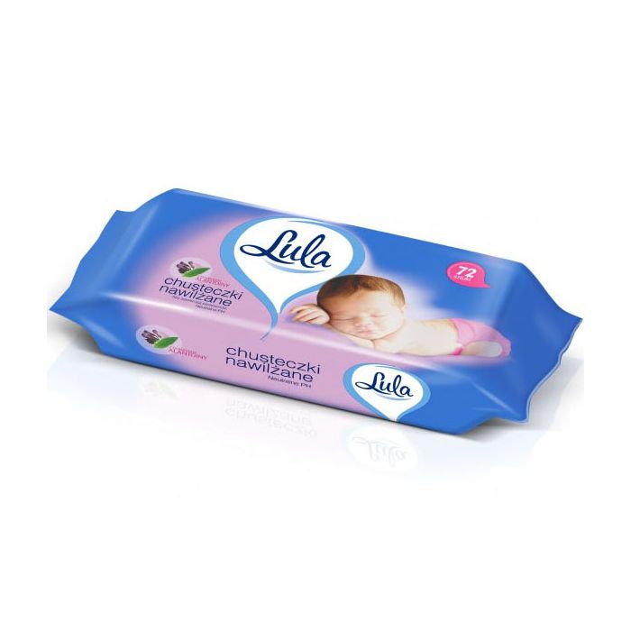 Mitrās salvetes LULA ar allantoīnu 72gab.