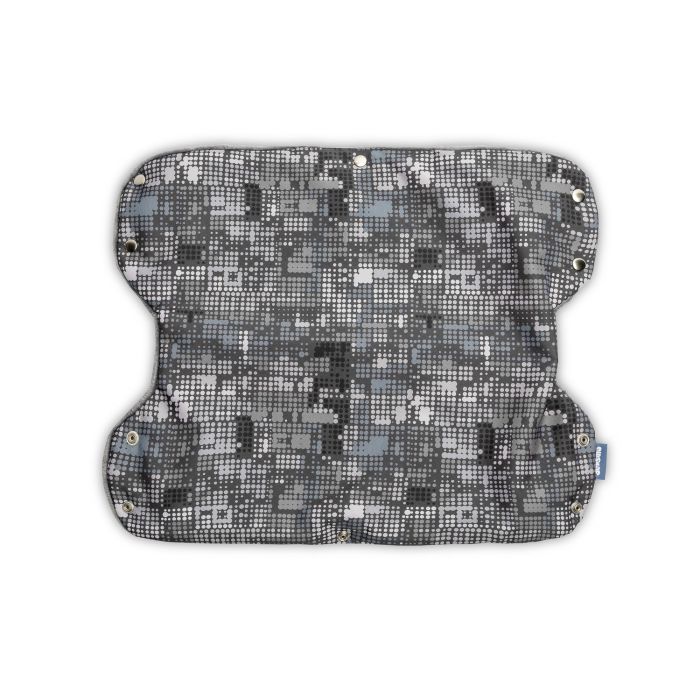 Sensillo pirštinė vežimėliui tamsiai pilka taškiukai 8521