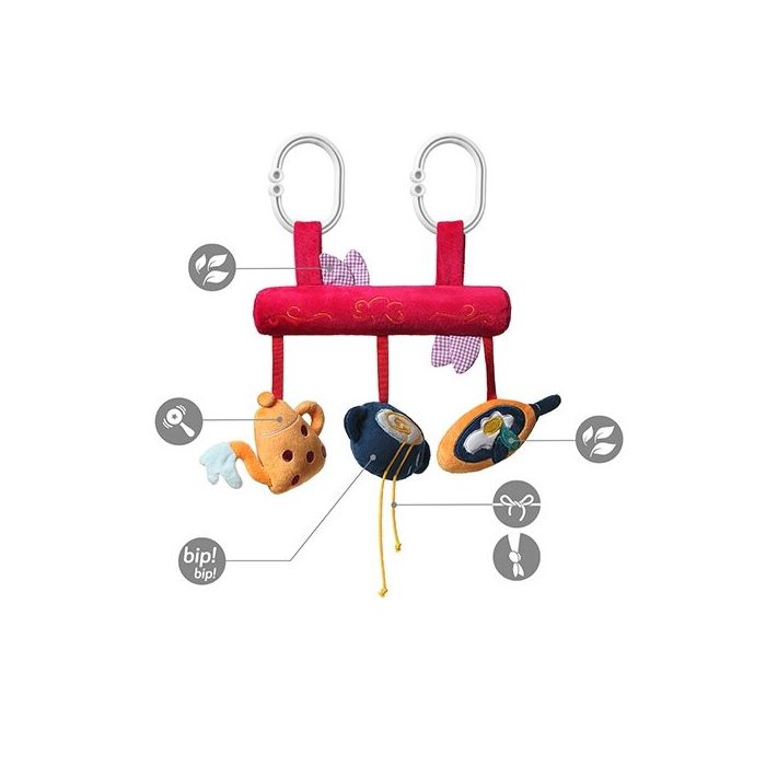 BabyOno vežimėlio pakabukas, lavinantis žaislas - SMALL COOK, 1490