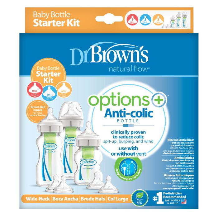 Komplekts  Dr Brown's  Set Anti-colic Options+