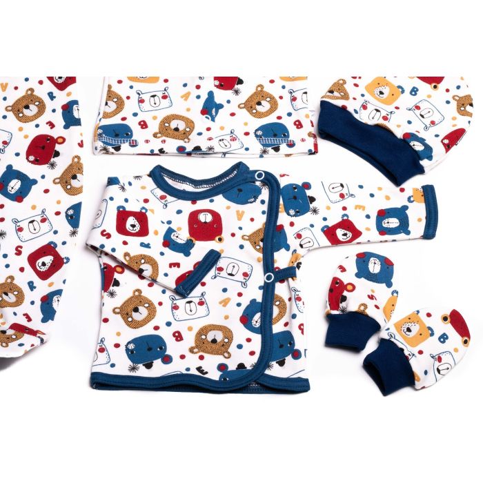 Bērnu komplektiņš no 5 daļam  "Teddy navy"  