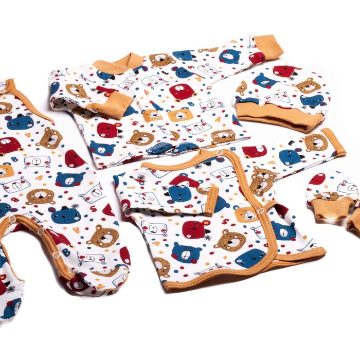 Bērnu komplektiņš no 5 daļam "Teddy beige" 