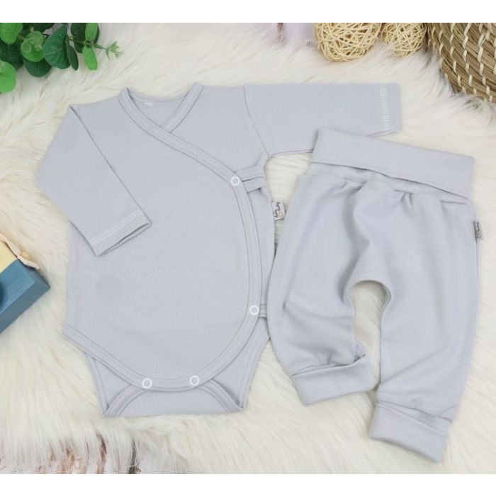 Bērnu komplektiņš no 2 daļam "Blank baggi grey" 