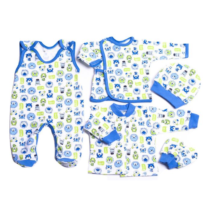 Bērnu komplektiņš no 5 daļam "Lion" zils