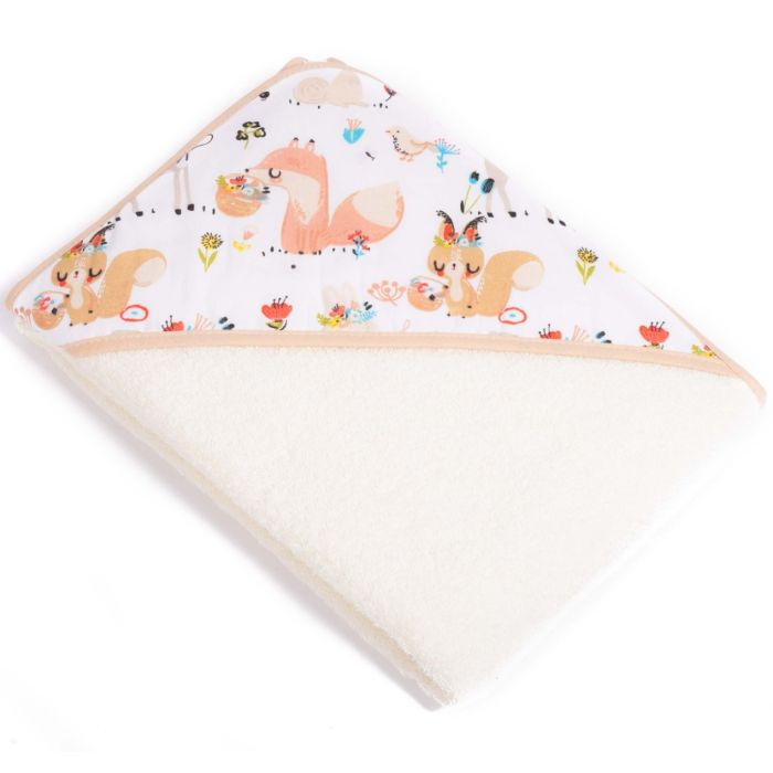 Dvielis ar kapuci "Best friends" 100x100 cm "frotte"