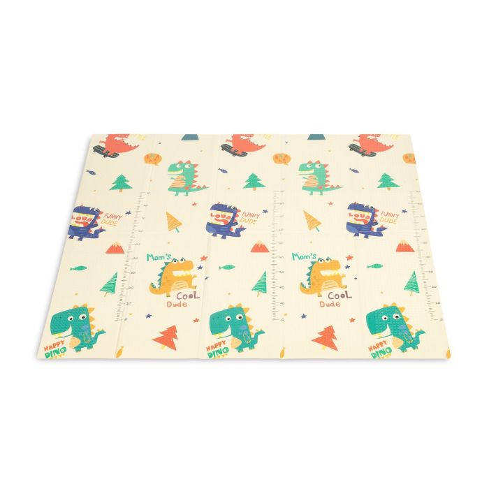 Attīstošs divpusējs rotaļu spēļupaklājs bērniem "CARS" 200 x 180 cm 