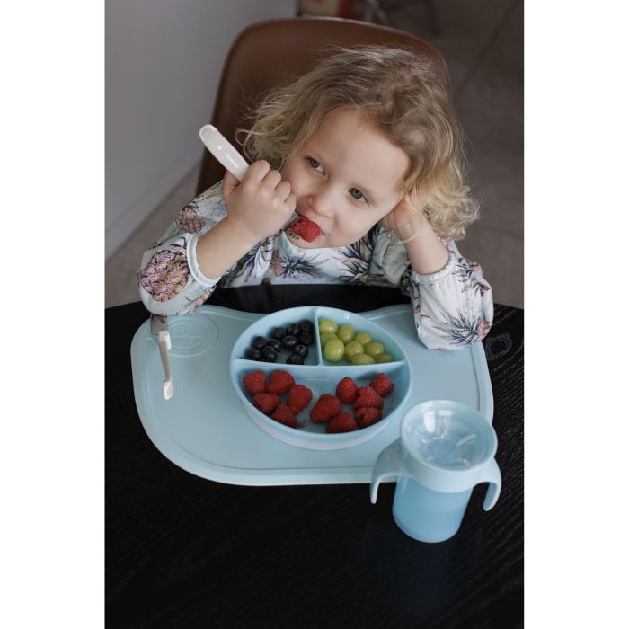 Twistshake lėkštė su skyreliais mėlyna 78170