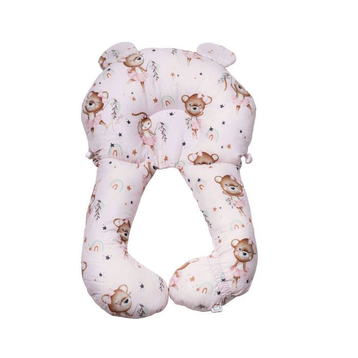 Ergonomisks spilvens mazulim - kokons  45x70cm "Comfort" Little Balerina