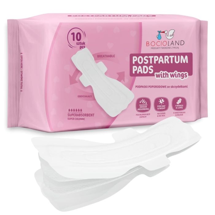 Bocioland įklotai po gimdymo 10 vnt BL155