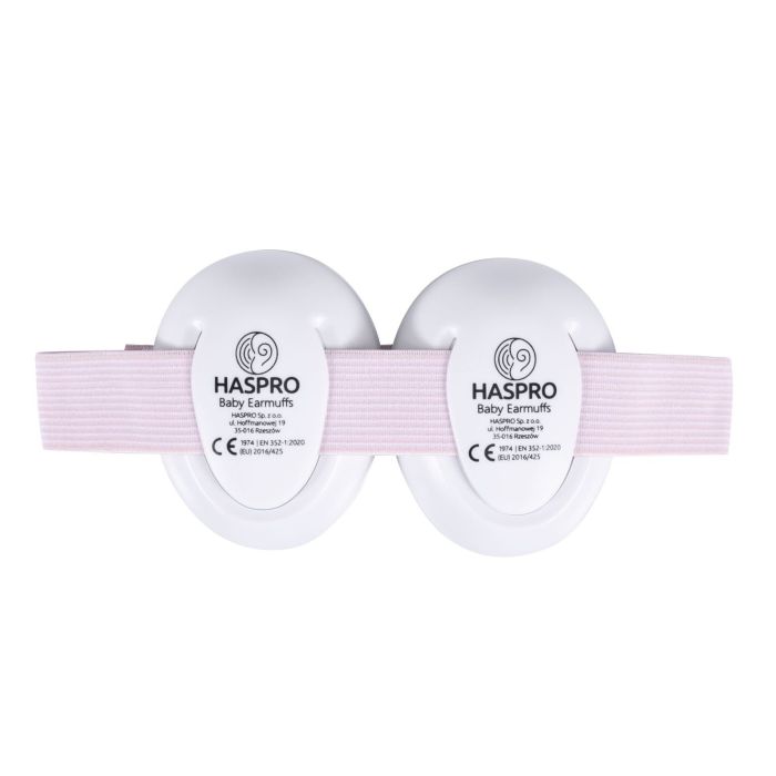 Haspro apsauginės ausinės kūdikiams rožinės BE05G