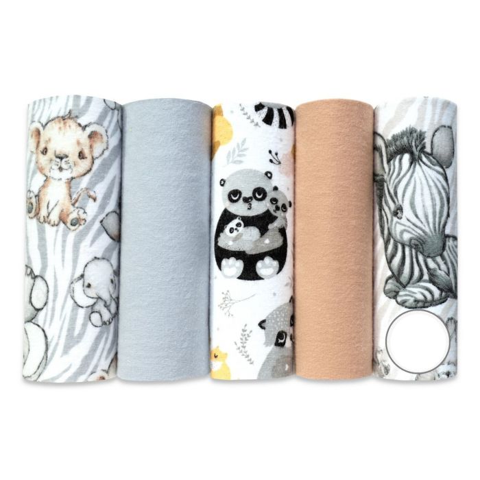 Flaneļa autiņu komplekts  "Neutral" 