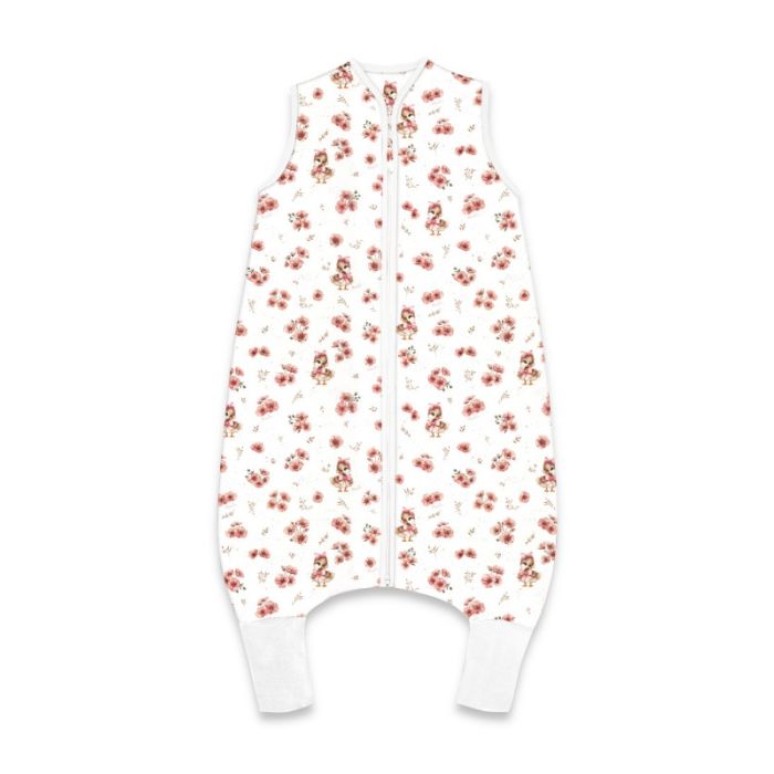 Guļammaiss zīdainim "Duckling Chic pink" ar kājām 2-2.5 TOG