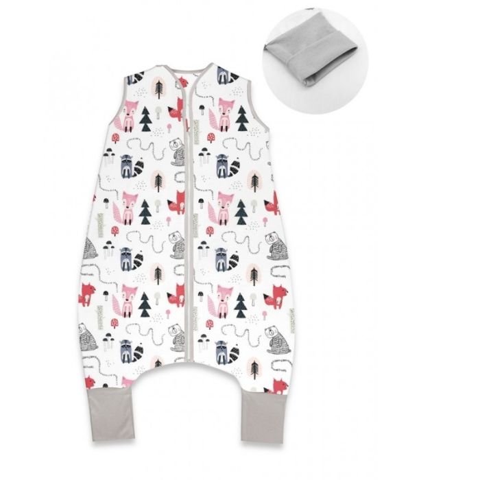 Guļammaiss zīdainim "Forest walk beige" ar kājām 2-2.5 TOG