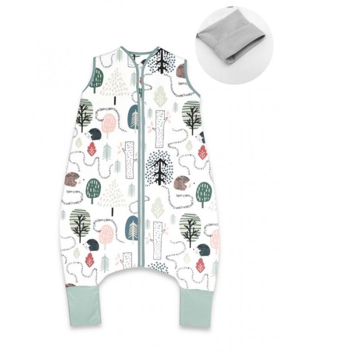 Guļammaiss zīdainim "Forest walk green" ar kājām 2-2.5 TOG