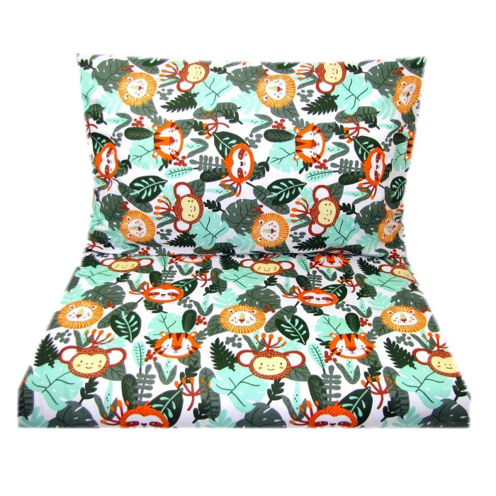 Bērnu gultas veļa šūpulim 80x70cm "Monkeys" 