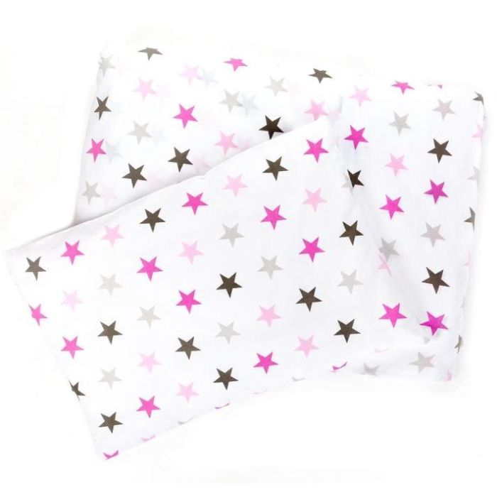 Bērnu gultas veļa šūpulim 80x70cm "Galaxy" balts