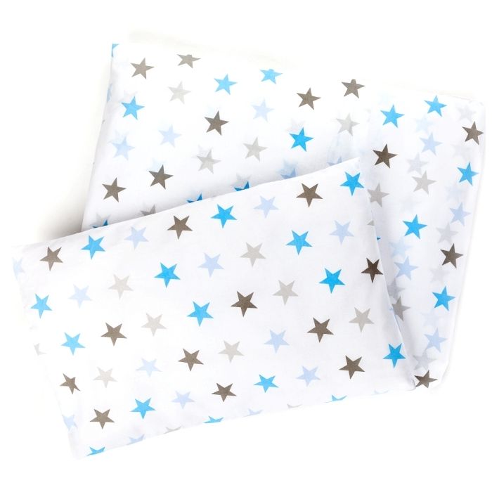 Bērnu gultas veļa šūpulim 80x70cm "Galaxy" balts