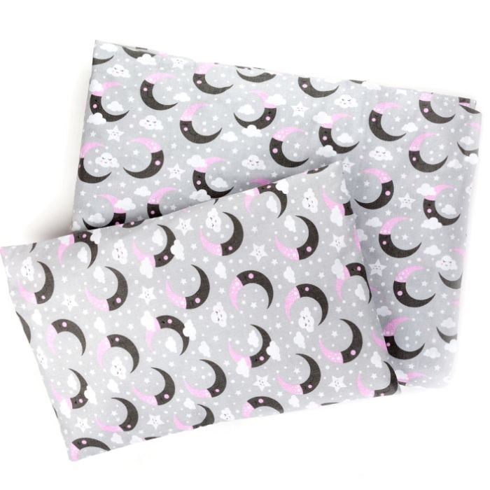 Bērnu gultas veļa šūpulim 80x70cm "Moon" 