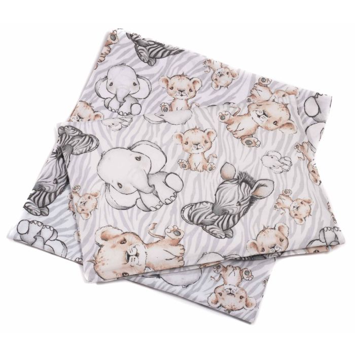 Bērnu gultas veļa šūpulim 80x70cm "Lion" bēšs
