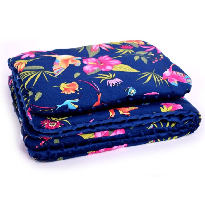 Komplekts ratiņiem "Tropics" sega 100x75 cm un spilvens 30x40cm