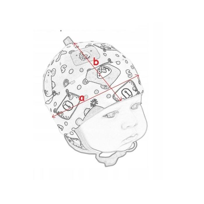 Zīdaiņu cepurīte ar šalli  "Love" - MINT