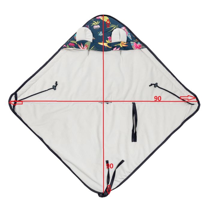 Autosēdeklīša guļammaiss "Deer" 90x90 cm 