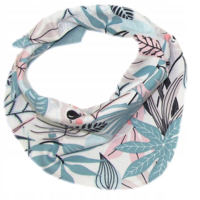 Zīdaiņu cepurīte ar šalli  "Love" - MINT