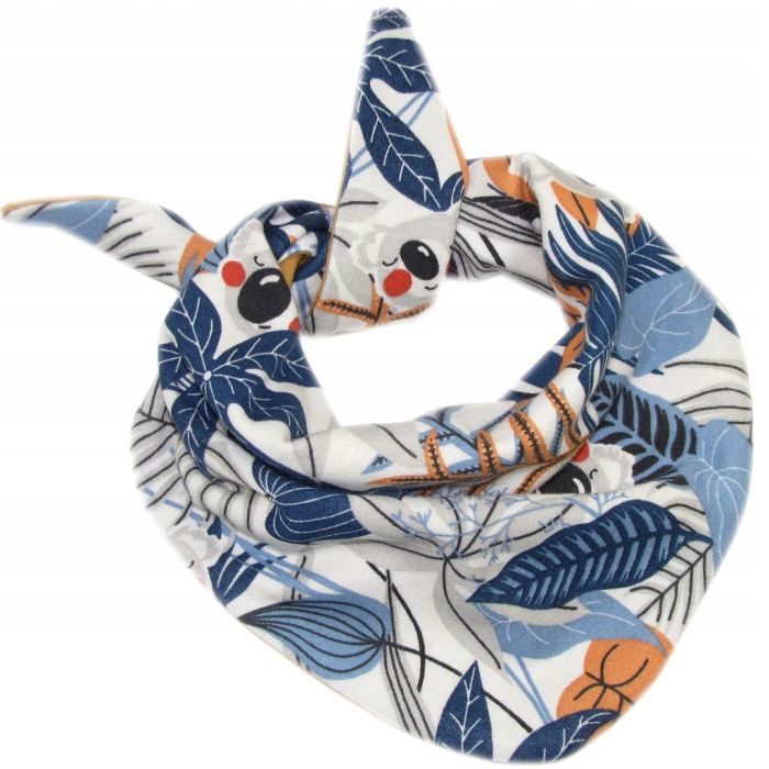 Zīdaiņu cepurīte ar šalli  "Cosy" - tropics navy