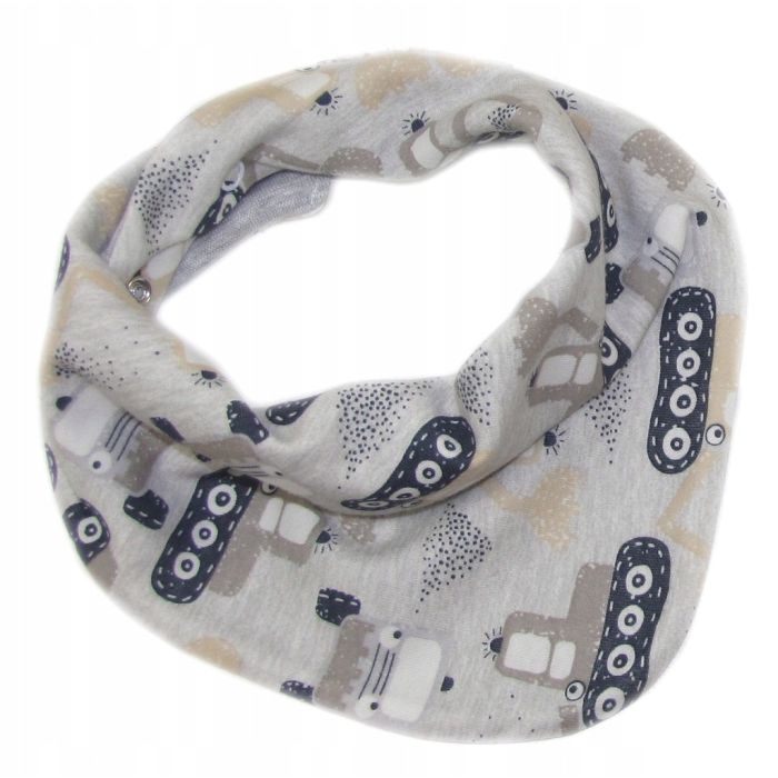 Zīdaiņu cepurīte ar šalli "Love" - Grey