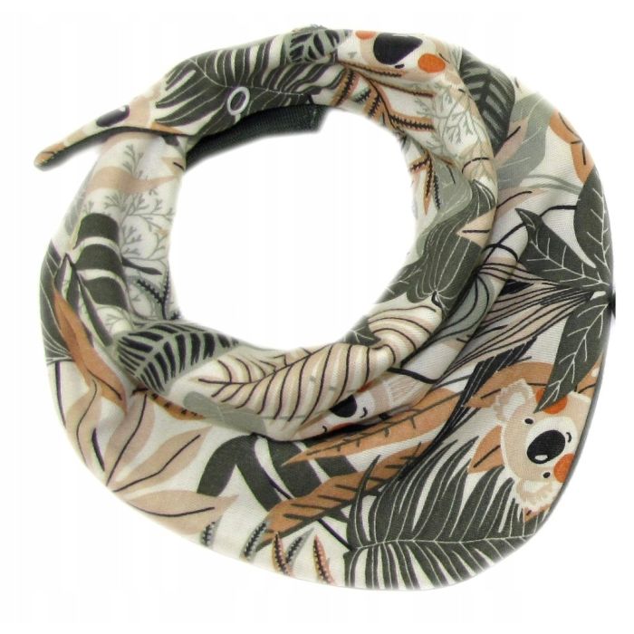 Zīdaiņu cepurīte ar šalli "Love" - KHAKI