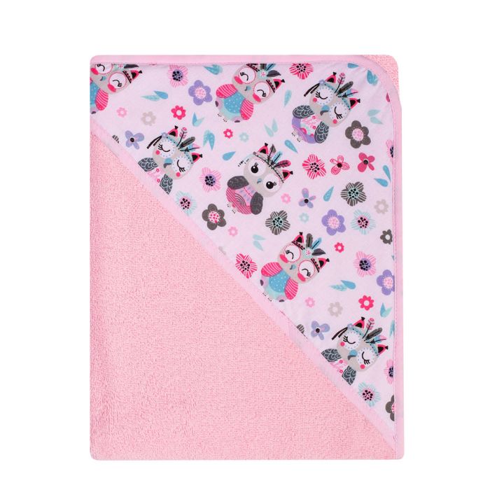 Dvielis ar kapuci "Owl" 80x80 cm "frotte" 