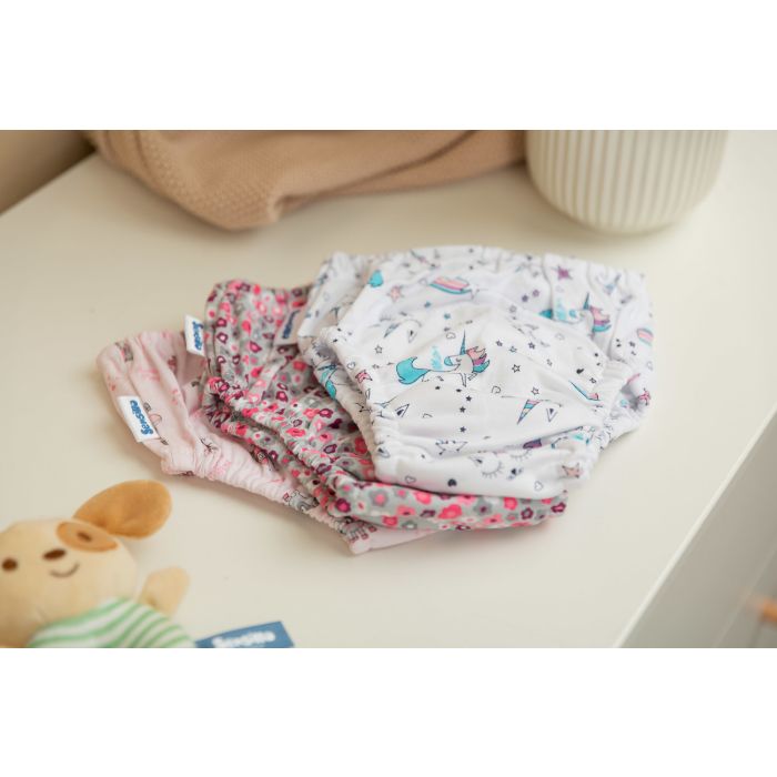 Autiņbiksītes daudzkārt lietojamās (girl), 3 gab.