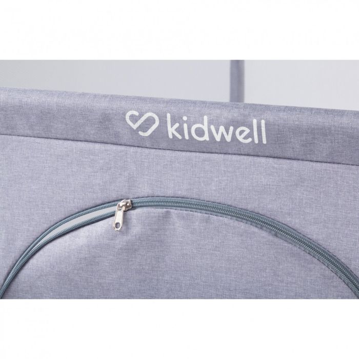 Kidwell bērnu manēža "Fanko" 200x180 cm  pelēka krāsa