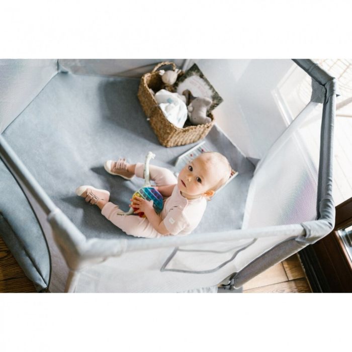 Kidwell bērnu manēža "Fanko" 120x120 cm  pelēka krāsa