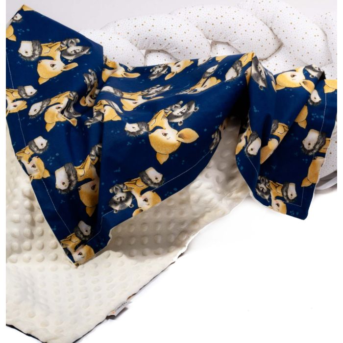 Bērnu pleds 100x75cm "Family time" bēšs 