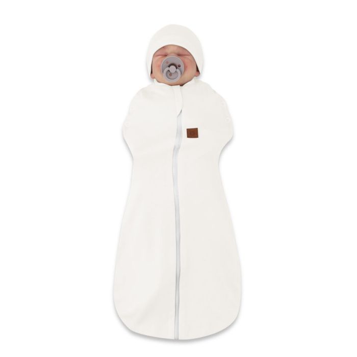 Autiņš - kokons jaundzimušajam Teddy interlock super soft ecru
