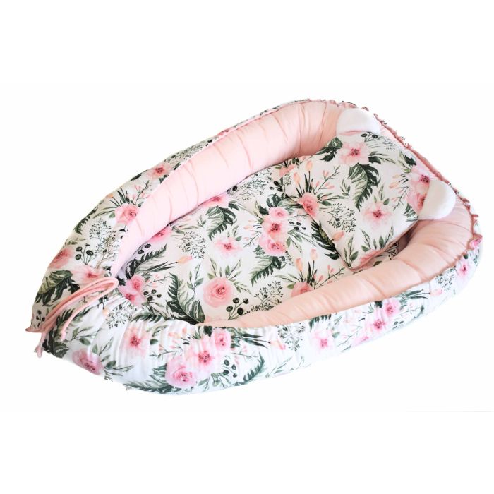  Ligzdiņa - kokons jaundzimušajiem "Flowers" 