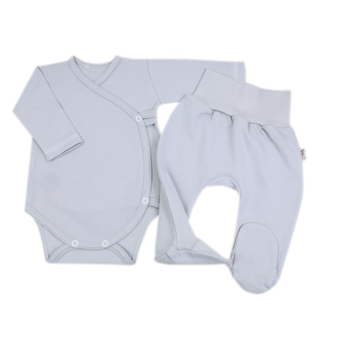 Bērnu komplektiņš no 2 daļam "Blank grey" 