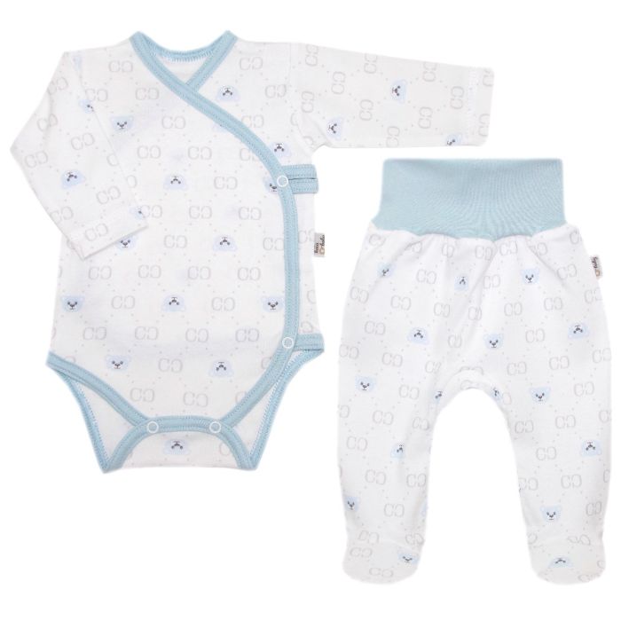 Bērnu komplektiņš no 2 daļam "Bear glamour mint"  