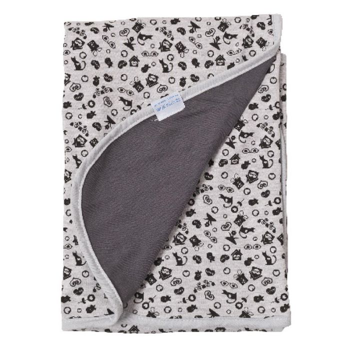 Kokvilnas bērnu sega "Emoji" 100x75cm 