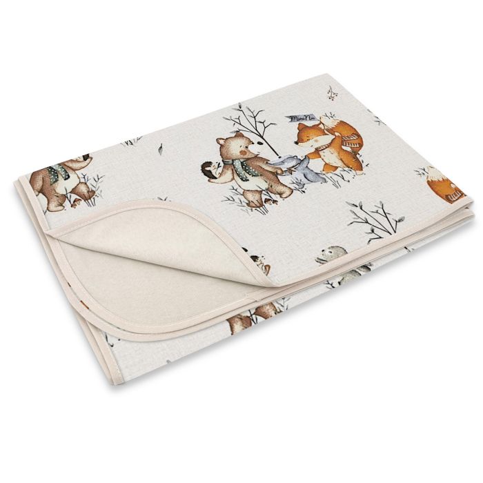 Kokvilnas bērnu sega "Family time" 100x75cm 