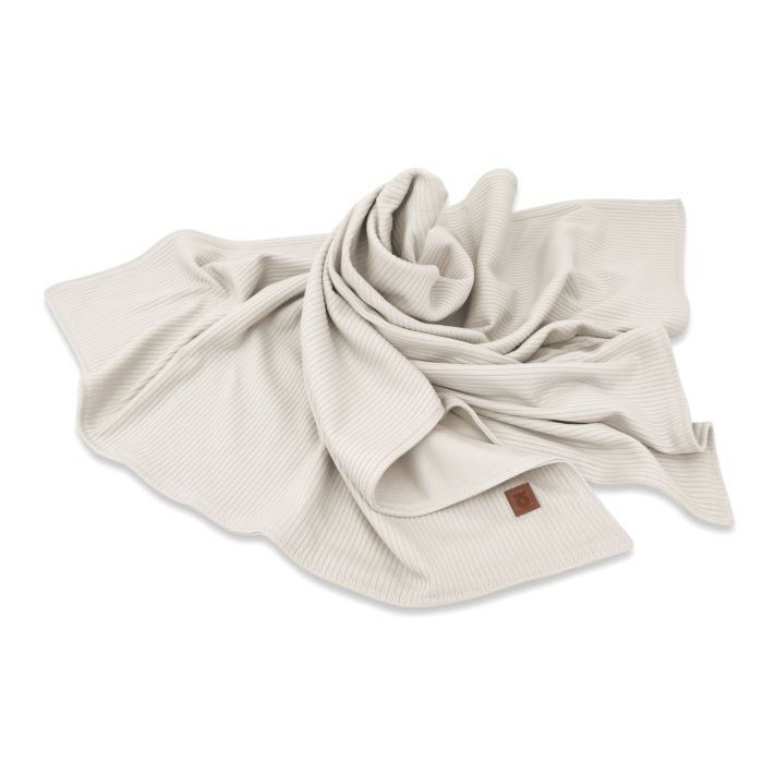 Kokvilnas bērnu sega "Interlock beige" 100x75cm 