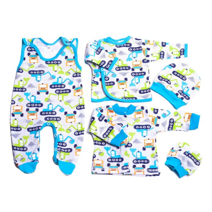 Bērnu komplektiņš no 5 daļam "Cars" zils